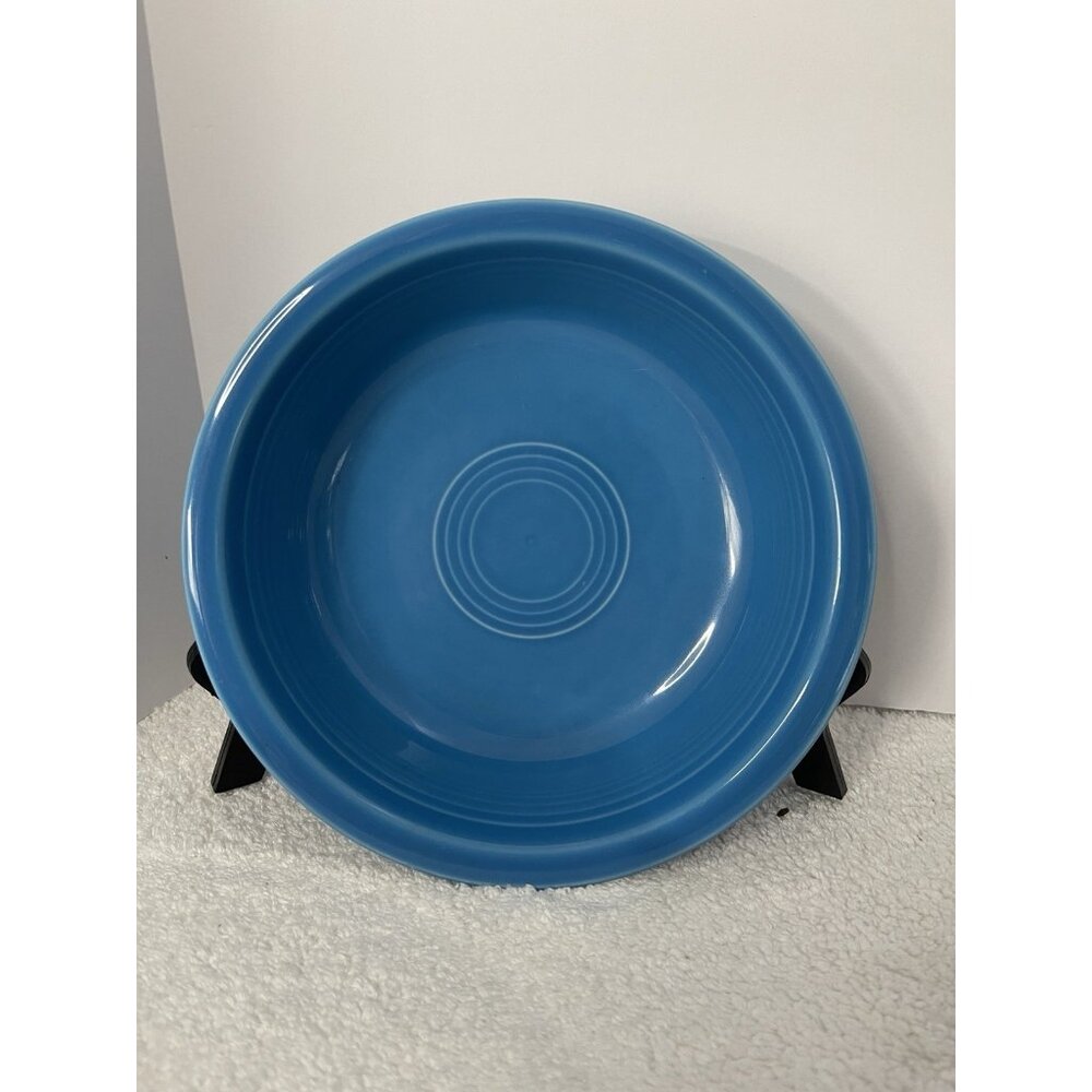 Fiesta Peacock Blue Soup Bowls 6 7/8”